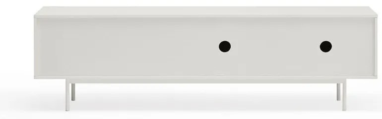 TV stolík v dekore duba v bielo-prírodnej farbe 180x52 cm Sierra – Teulat