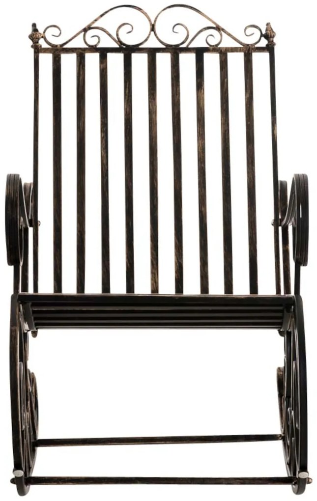 Kovové hojdacie kreslo Smile (SET 2 ks) - Bronzová