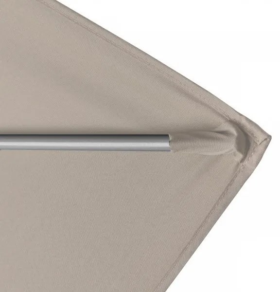 Doppler ACTIVE 200 x 300 cm – slnečník s kľukou prírodná (kód farby 820), 100 % polyester