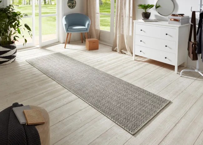 Koberec / Behúň Hanse Home Nature 500 sivý / antracitový