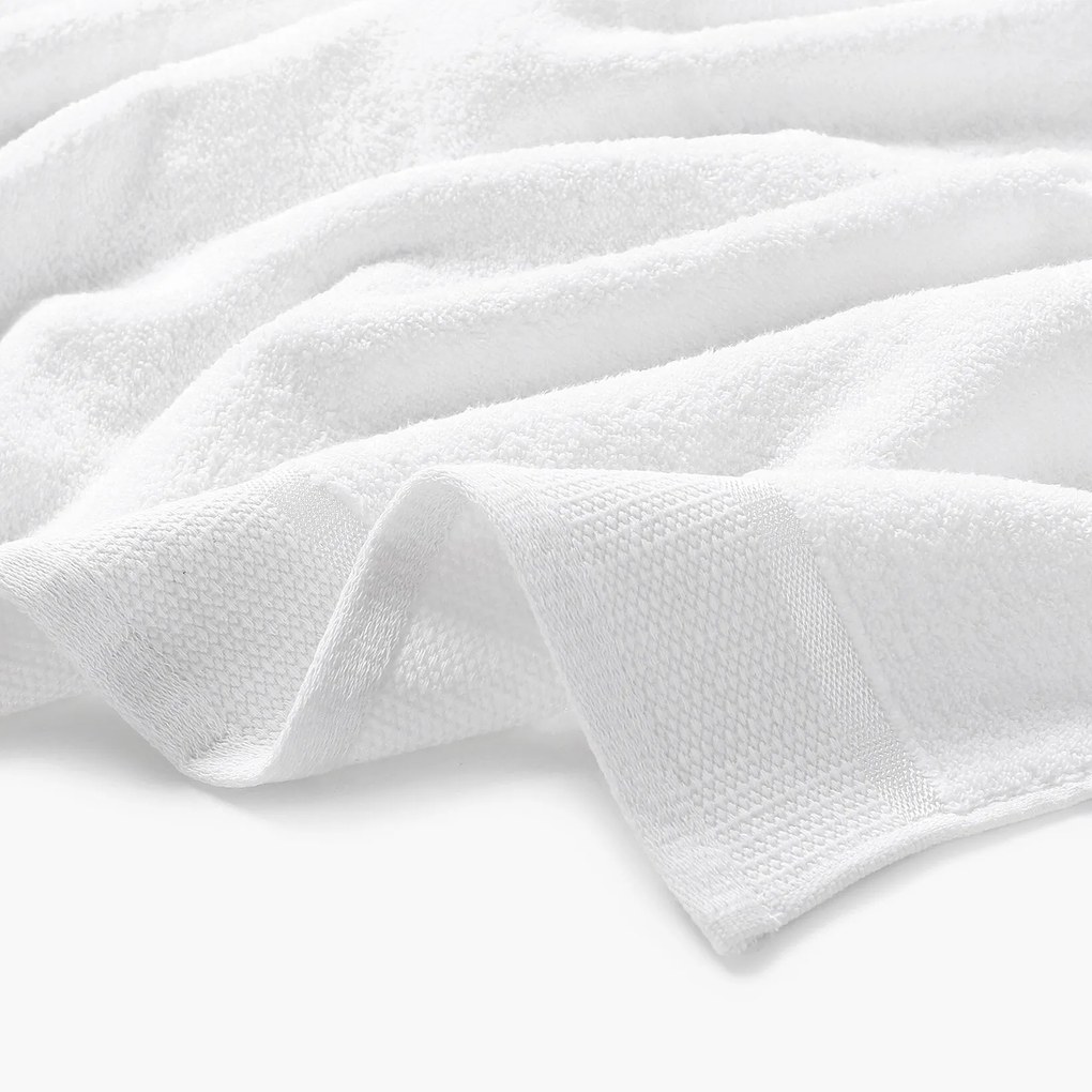 Goldea bavlnený froté uterák / osuška soft - biely 50 x 100 cm