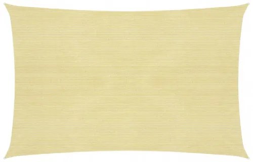 vidaXL Tieniaca plachta 160 g/m² béžová 2x2,5 m HDPE-
