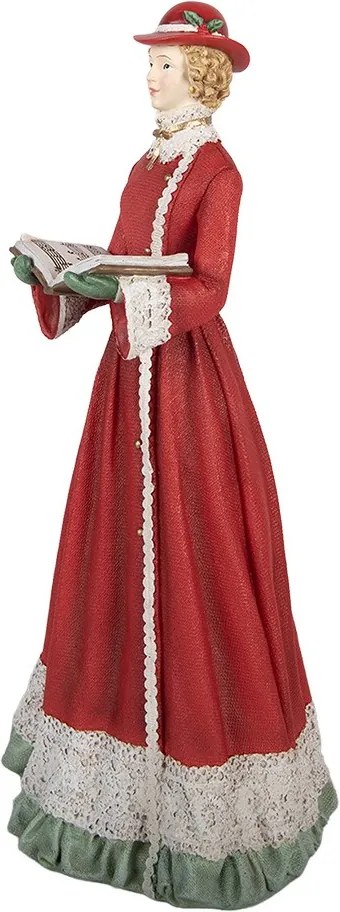 Sada 4ks vianočné dekorácie figúrka vianočný zbor Nativity Choir - 13*12*40 cm