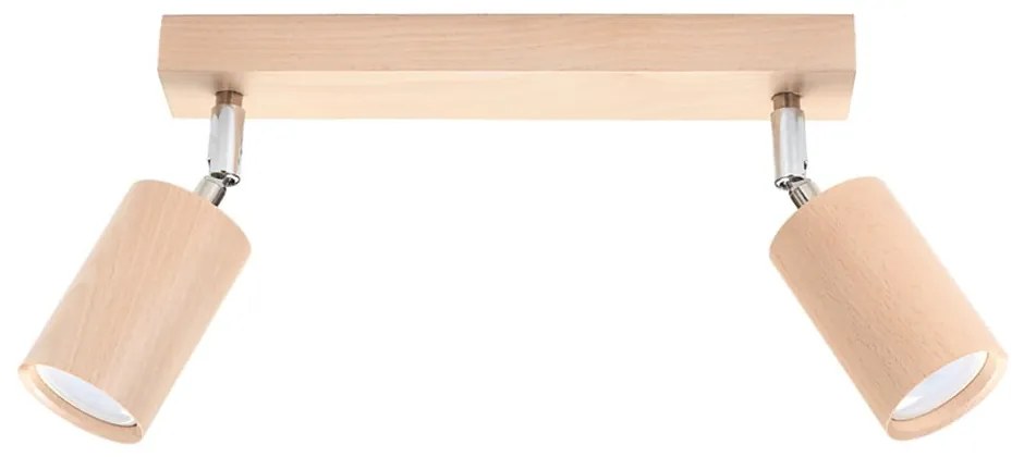 Drevené stropné svietidlo Sollux Ludwik