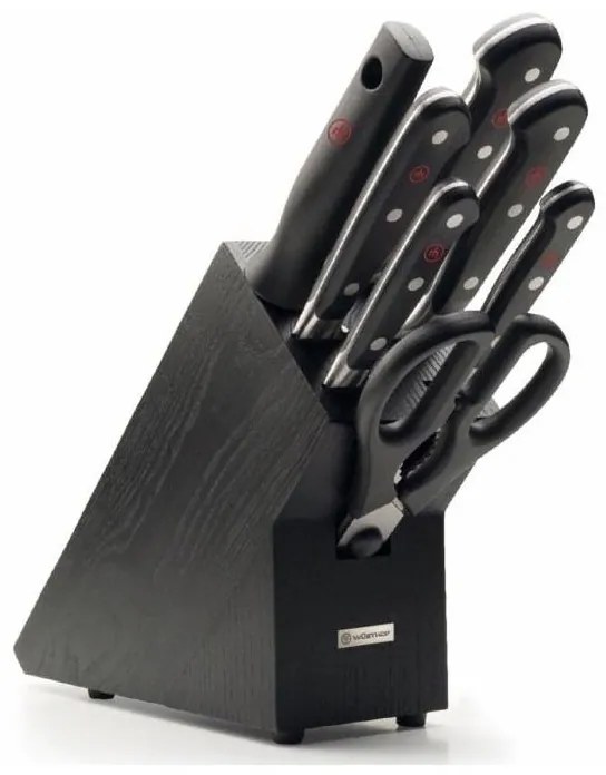 Wüsthof - Sada kuchynských nožov v stojane CLASSIC 8 ks jaseň/čierna