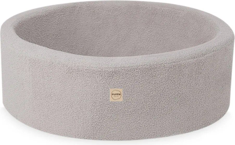 Suchý bazén baranček šedý + 200 guličiek chlapček