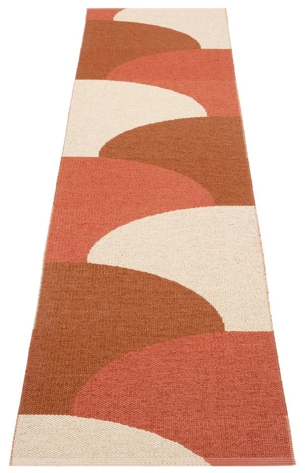 Vnútorný a vonkajší behúň v tehlovej farbe 70x270 cm Hill Brick Rust – Pappelina