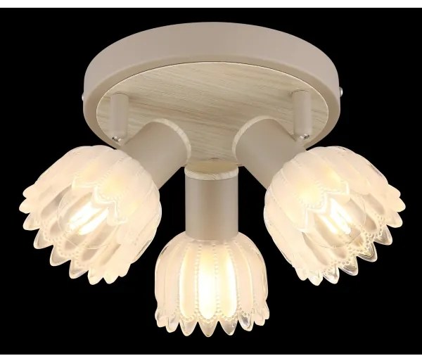 Globo 54317-3 - Bodové svietidlo PLANTA 3xE14/40W/230V