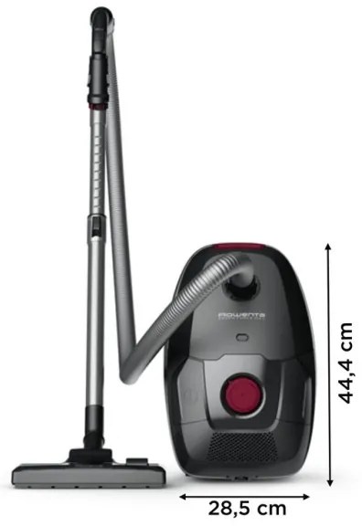 Rowenta - Vreckový vysávač GREEN FORCE MAX ECO TOTAL CLASSIC 900W/230V čierny