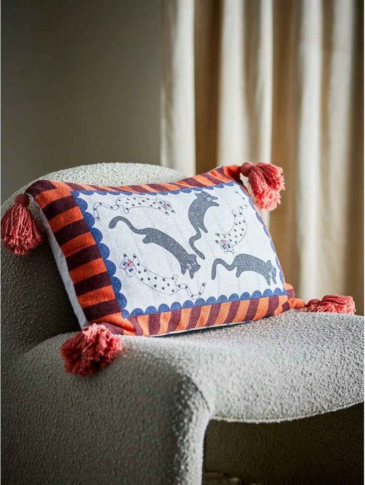 Dekoračný vankúš s prímesou bavlny 35x60 cm Missy – Bloomingville