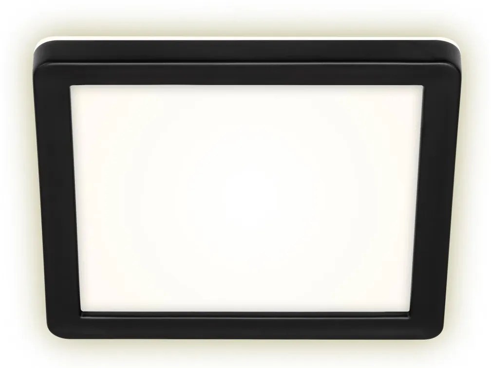 Briloner 3010-015 - LED Stropné svietidlo LED/8W/230V 19x19 cm čierna IP44 BL1035