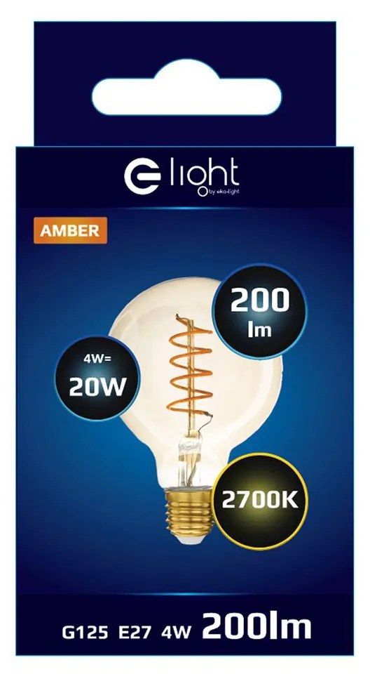 Dekoračná LED žiarovka E27 teplá 2700k 4w 320 lm