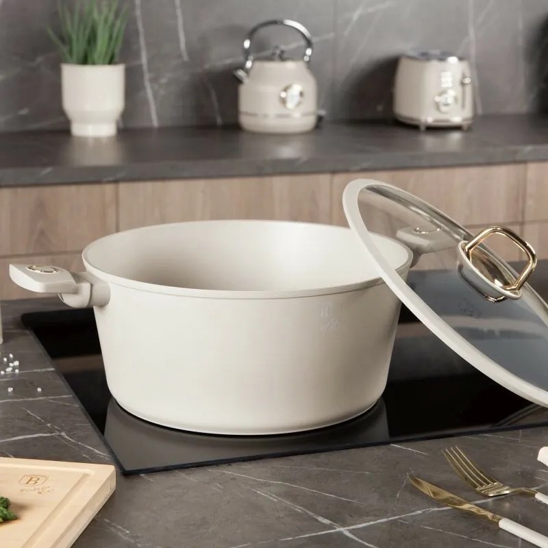 BerlingerHaus Kastról s titánovým povrchom a pokrievkou Sahara 30 cm, 30 cm