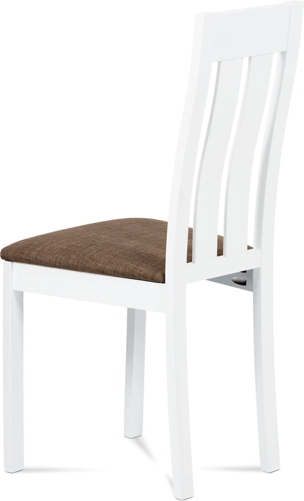 Sconto Jedálenská stolička BELA biela/hnedá