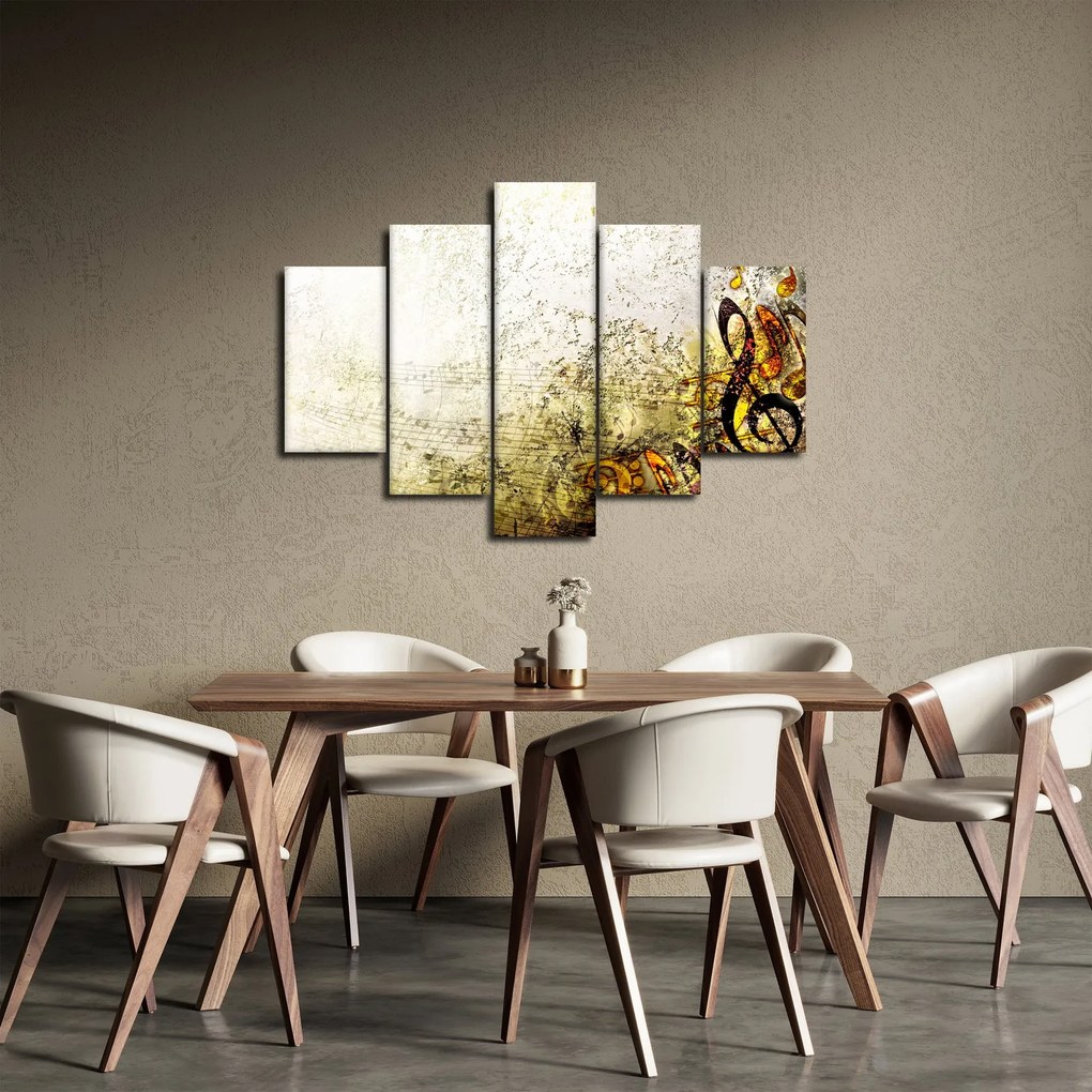 Obraz - Sila hudby (150x105 cm)