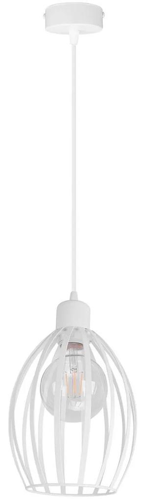 Závesné svietidlo TORONTO, 1x drôtené tienidlo (výber z 3 farieb)