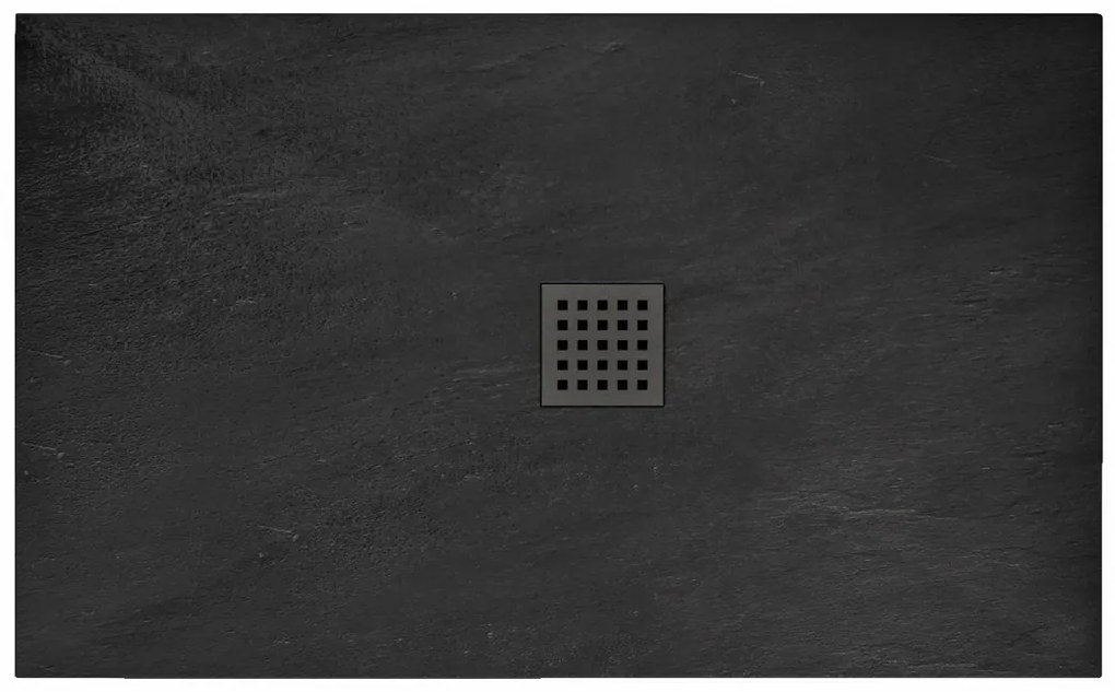Sprchová vanička Black Rock 90x120 cm čierna