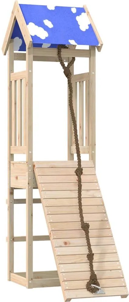 vidaXL Vonkajšia súprava na hranie masívna borovica