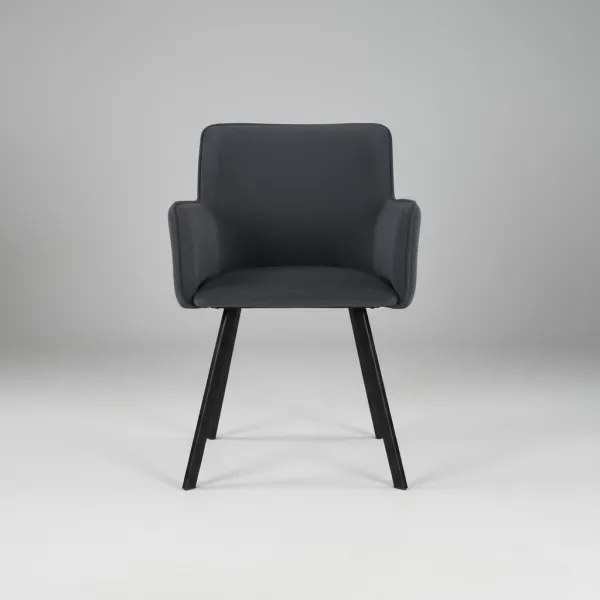 Jedálenská stolička AMELIA čierna