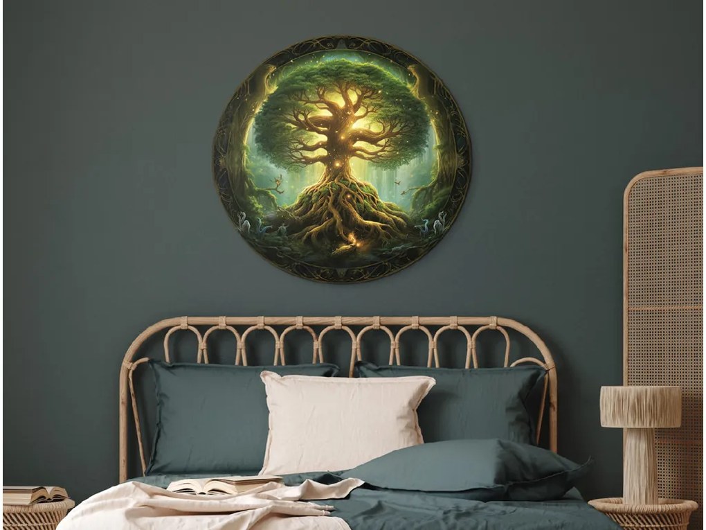 drevko | Okrúhly Strom života Yggdrasil 45 x 475 cm