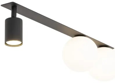 Podhľadové bodové svietidlo VOX 2xG9/8W/230V + 1xGU10/10W čierna