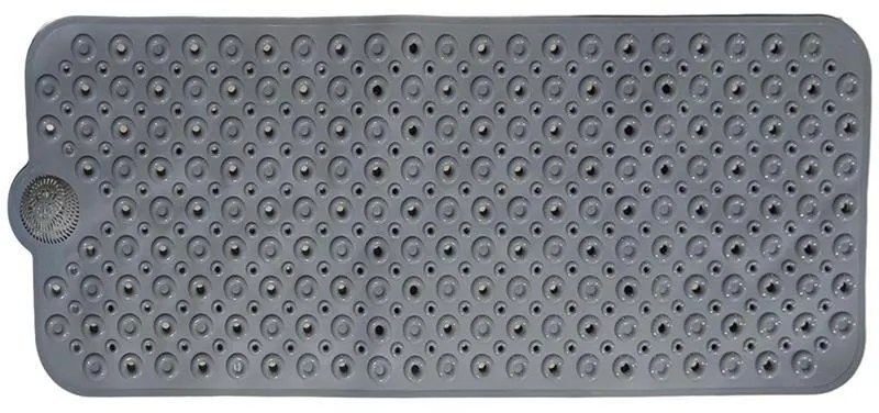 Protišmyková kúpeľňová podložka 100x40CM J-10040TQ sivá