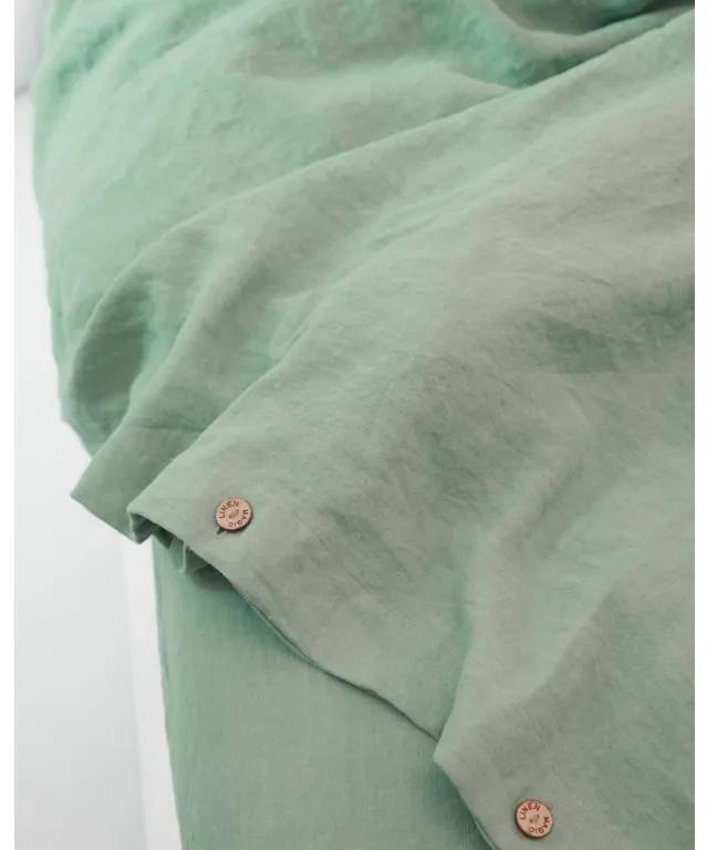 Magic Linen Ľanové obliečky sada (3ks) Matcha green Veľkosť: 135x200,50x70cm