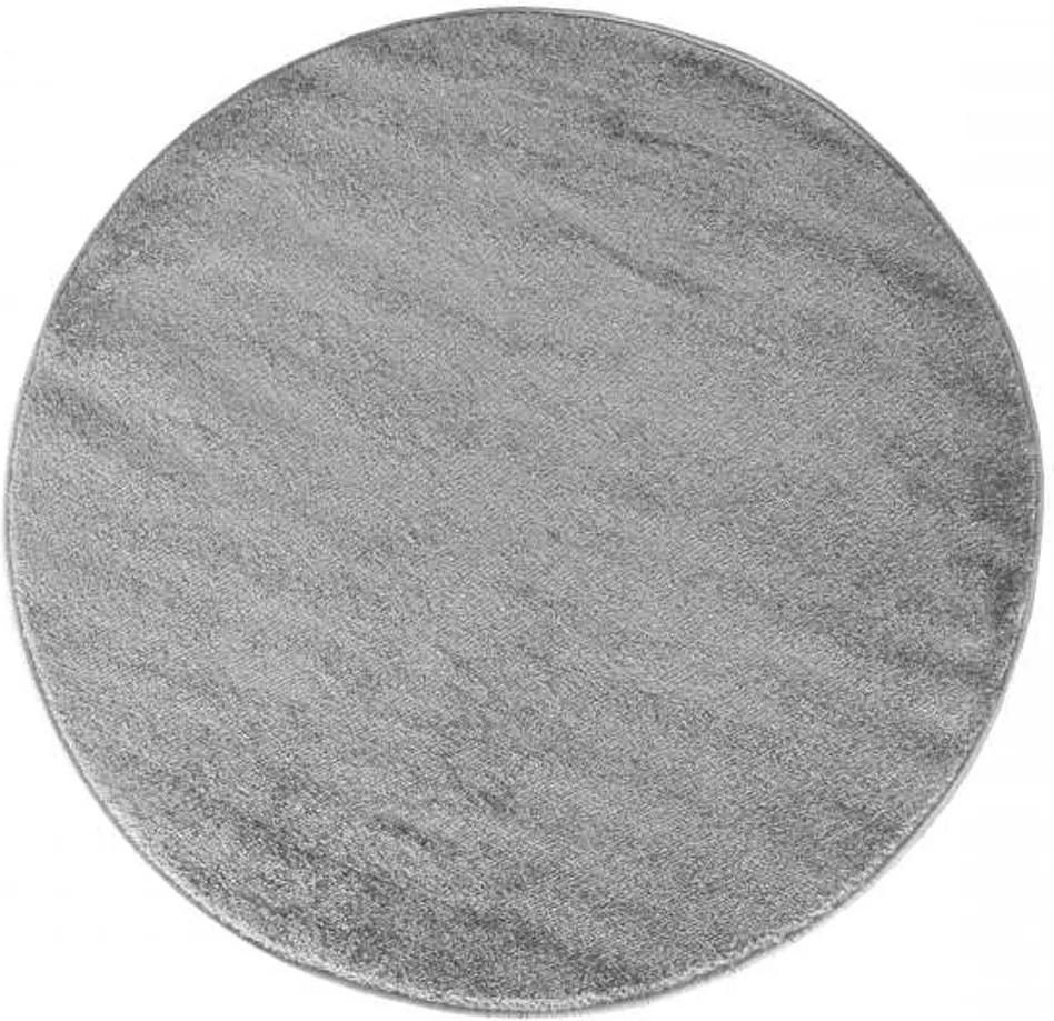 Kusový koberec Portofino sivý kruh, Velikosti 50x50cm