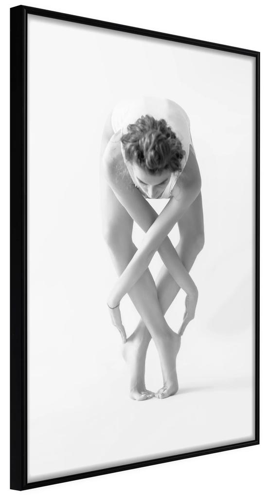 Artgeist Plagát - Ballet [Poster] Veľkosť: 20x30, Verzia: Zlatý rám s passe-partout