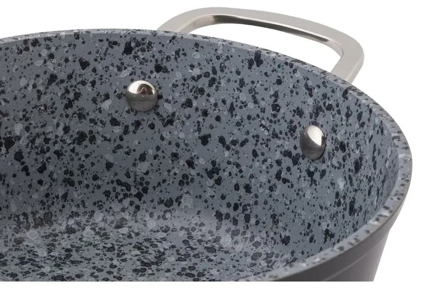 Lamart LT1252 kastról s pokrievkou Granit, pr. 18 cm