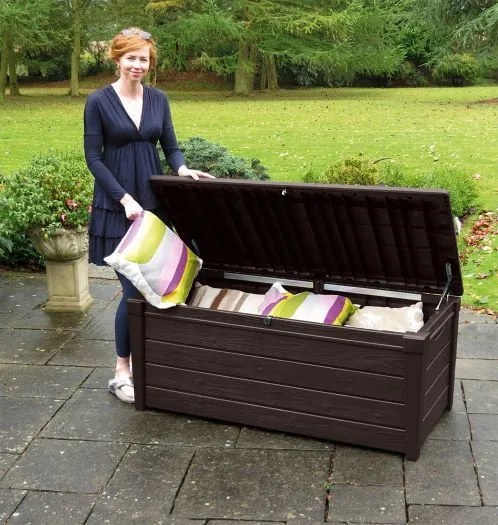 Keter BRIGHTWOOD box - 455L - hnedý