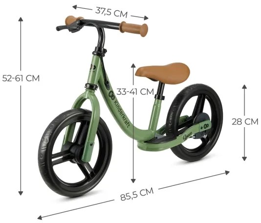 KINDERKRAFT - Odrážadlo SPACE zelená