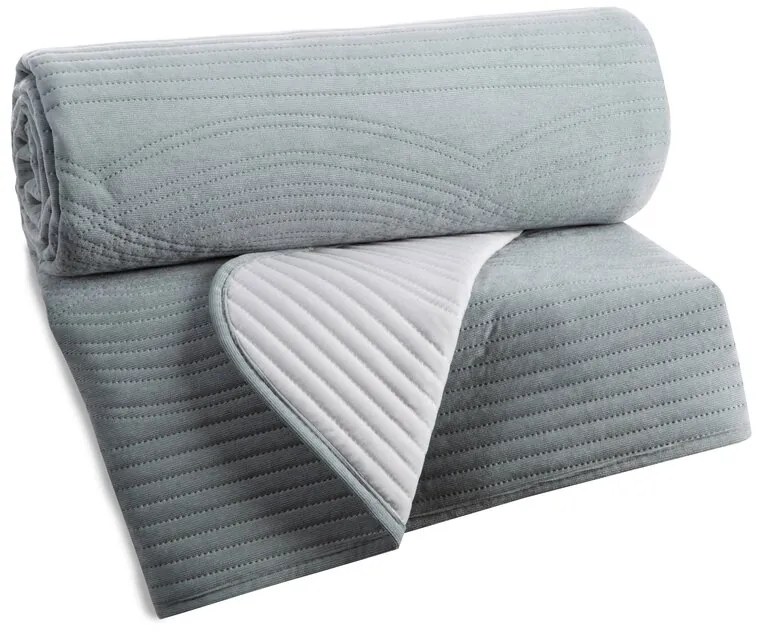 Dekorstudio Prehoz na posteľ VELVET2 v striebornej farbe Rozmer prehozu (šírka x dĺžka): 220x240cm