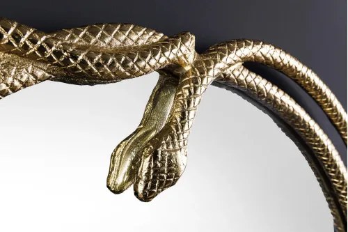 Zrkadlo 45432 Snake Ø80cm Zlaté - Komfort-nábytok
