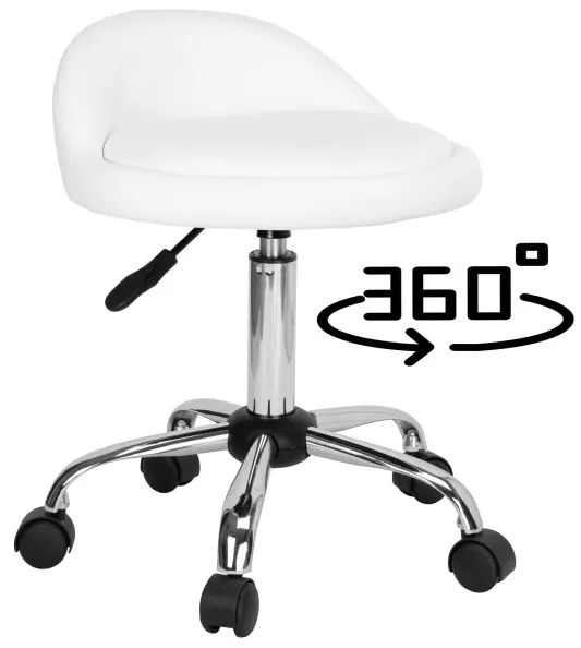 Pracovná stolička LOMO biela