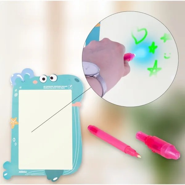 Magický tabliet s LED svetelnou abecedou veľryba