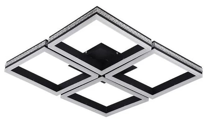 LED stmievateľný prisadený luster LED/215W/230V 3000-6500K + diaľkové ovládanie