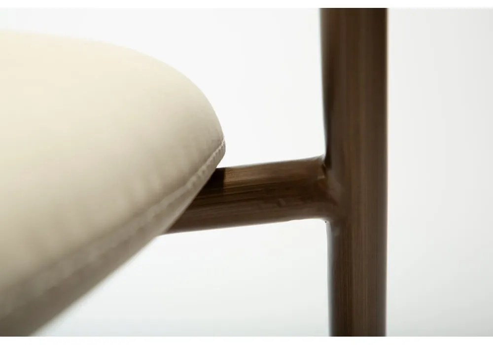 Slonovinová jedálenská stolička z imitácie kože Zone – DAN-FORM Denmark