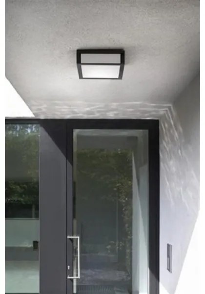 Philips - Vonkajšie stropné svietidlo SKIES 2xE27/14W/230V IP44 antracit