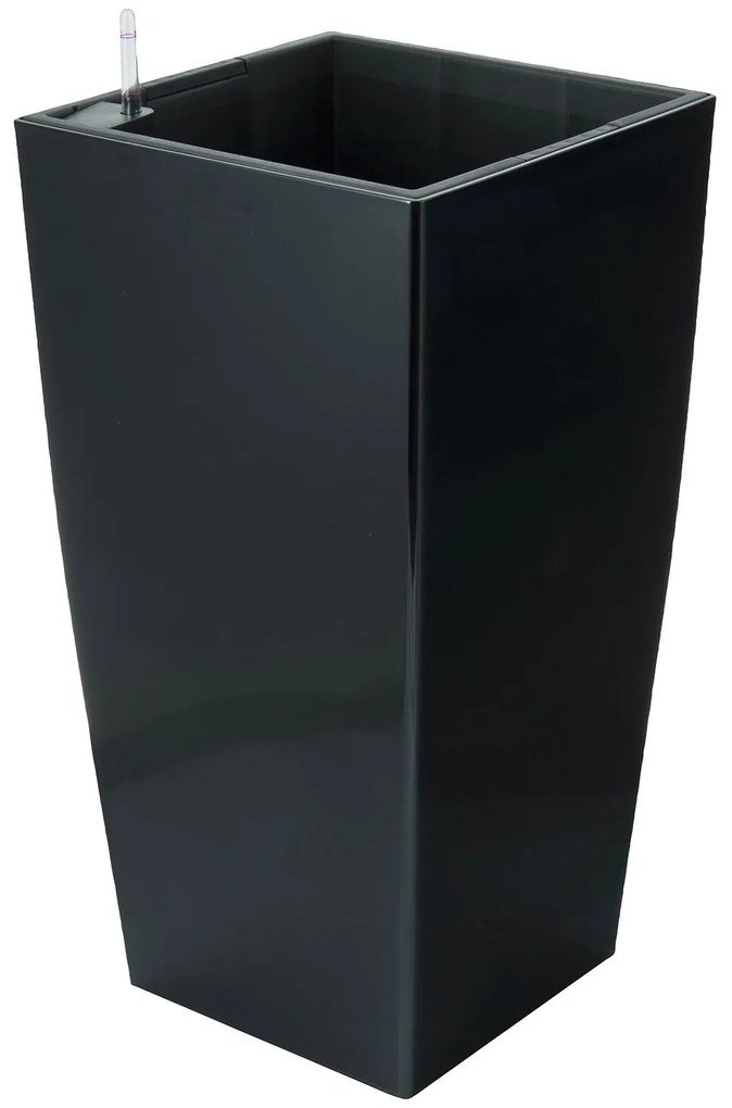 G21 Samozavlažovací kvetináč Linea čierny 76 cm