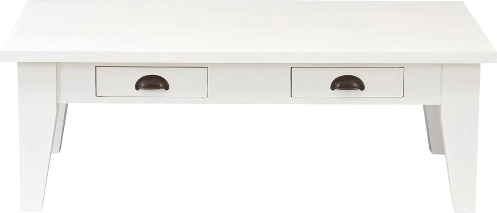 Lavica Milton biela 130x75x45cm