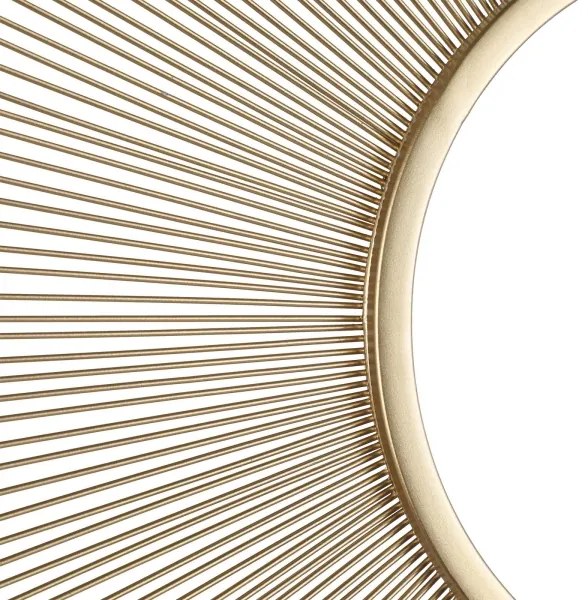 Eglo 425033 - Nástenné zrkadlo ESASHI pr. 76 cm zlatá/čierna