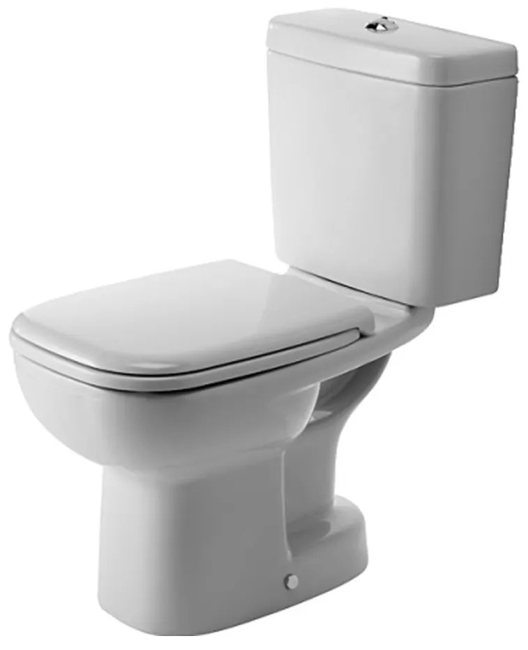 Duravit D-Code - WC kombi misa, spodný odpad, biela 21110100002