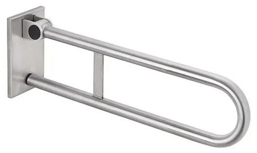 Sklápací úchyt 12x22,5 cm nerezový/strieborný