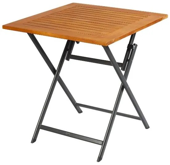 Livarno home Skladací záhradný stôl Valencia + Záhradná stolička Valencia, 2 kusy  (800008285)