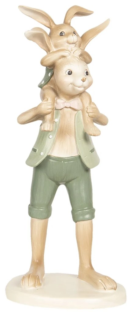 Veľkonočné dekorácie Králičie duo - 10 * 10 * 25 cm