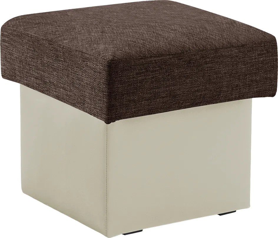 Taburetka T1 - hnedá / béžová