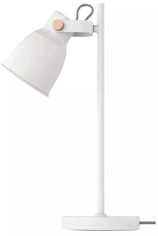 EMOS Bielá stolová lampa pre žiarovku E27 Z7621W