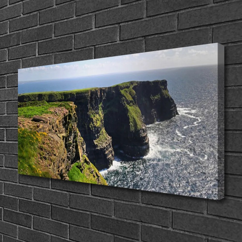 Obraz na plátne Skala more príroda 120x60 cm