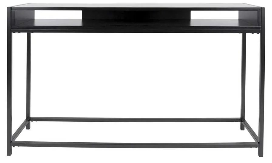 Príručný stolík Fushion čierny 122 × 81 cm
